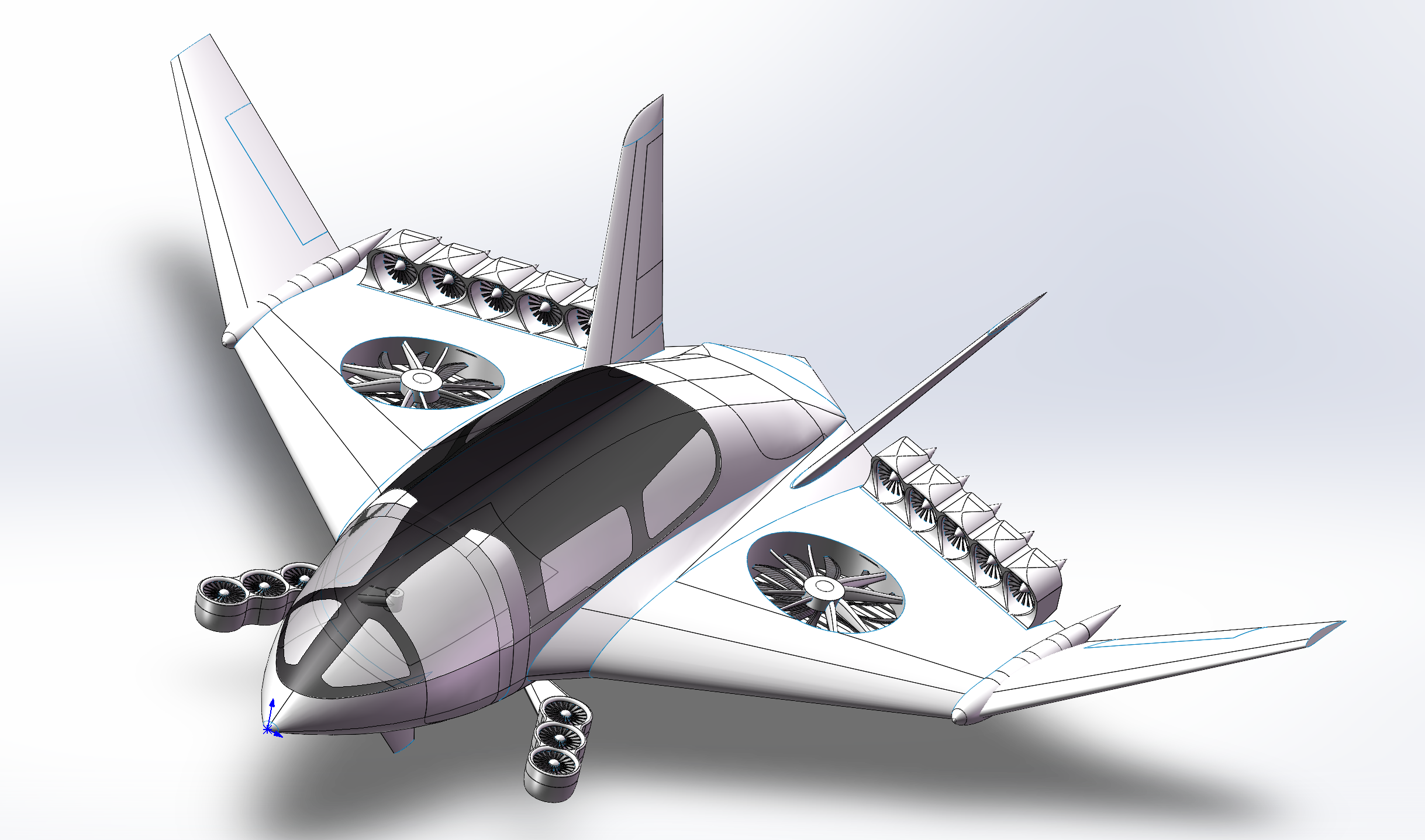 全涵道垂直起降飞机